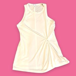 Athleta Side Twist Tunic Tank, White | Small